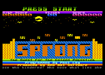 Sprong atari screenshot
