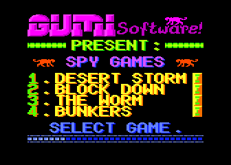 Spy Games atari screenshot
