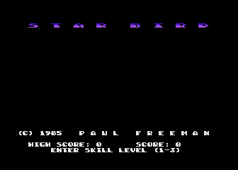 Star Bird atari screenshot