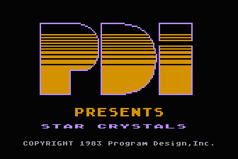 Star Crystals atari screenshot