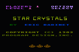 Star Crystals atari screenshot