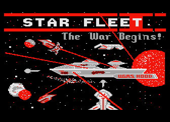 Star Fleet I atari screenshot