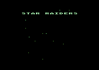 Star Raiders atari screenshot