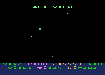 Star Raiders atari screenshot