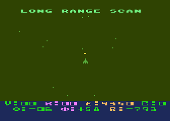 Star Raiders atari screenshot