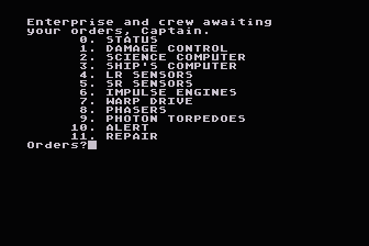 Star Trek 3.5 atari screenshot