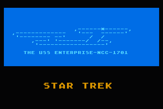 Star Trek atari screenshot