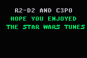 Star Wars Medley atari screenshot