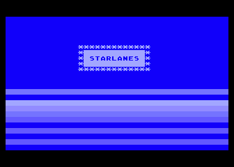 Starlanes atari screenshot