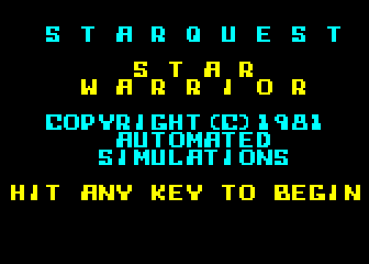 Starquest - Star Warrior — screenshot 1
