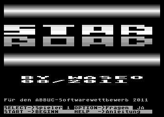 StarRoad atari screenshot