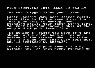 Starship Duel atari screenshot