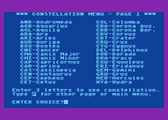 Starware atari screenshot