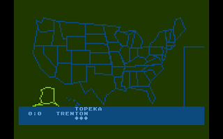 States and Capitals atari screenshot