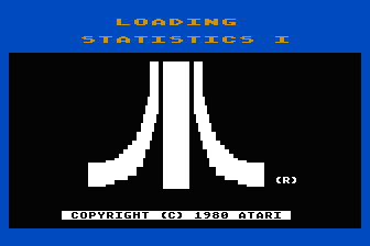 Statistics I atari screenshot