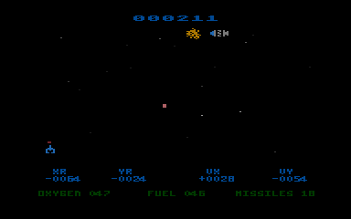 Stellar Trio atari screenshot