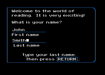 Steps to Comprehension atari screenshot