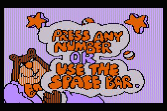 Stickybear Numbers atari screenshot