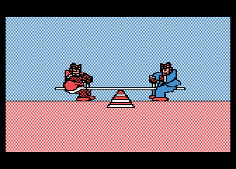 Stickybear Opposites atari screenshot
