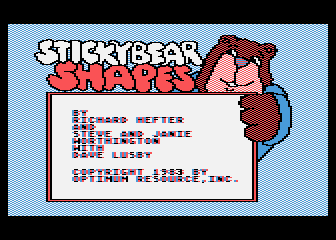 Stickybear Shapes — screenshot 1