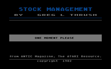 Stock Management — screenshot 1