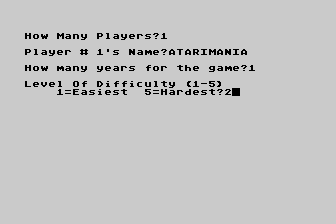 Stock Market atari screenshot