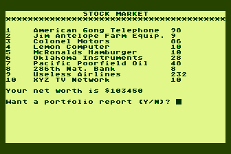 Stock Market