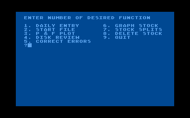 Stockaid atari screenshot