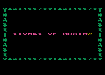 Stones of Wrath atari screenshot