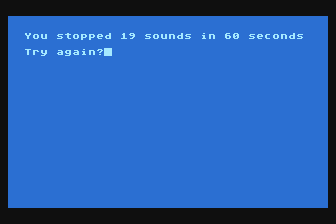 Stop the Sounds atari screenshot