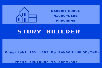 Story Builder atari screenshot