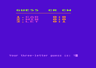 Story Builder / Word Master atari screenshot