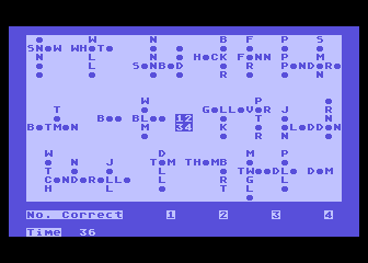 Storybook Friends - Word-Draw - Storybook People and Places atari screenshot