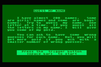 Storyline atari screenshot