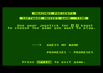 Storyline atari screenshot