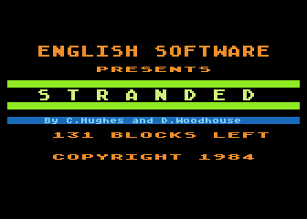 Stranded atari screenshot