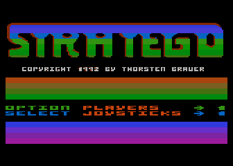 Stratego atari screenshot