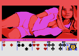 Strip Poker Data Disk #1 atari screenshot