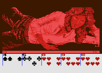 Strip Poker Data Disk #3 atari screenshot