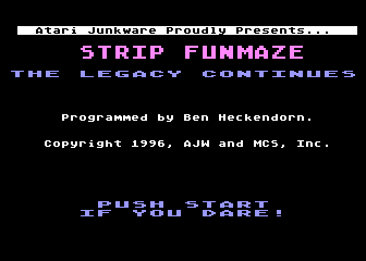 StripFunMaze atari screenshot