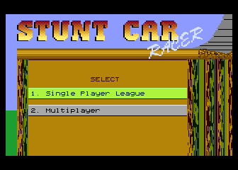 Stunt Car Racer atari screenshot