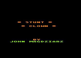 Stunt Clown atari screenshot