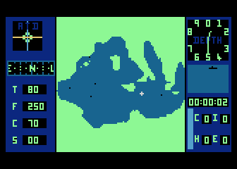 Submarine Commander atari screenshot