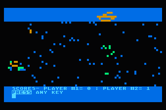 Submarine Minefield atari screenshot