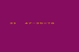Subtraction Practice Program — screenshot 1