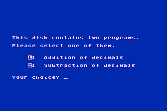 Success with Math - Decimals - Addition and Subtraction atari screenshot