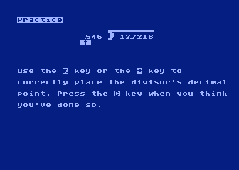 Success with Math - Decimals - Multiplication and Division atari screenshot