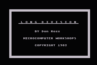 Success with Math - Multiplication and Division atari screenshot