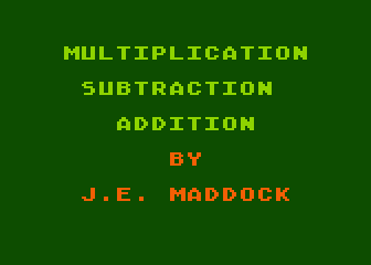 Sums atari screenshot