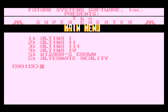 Super Cheater atari screenshot